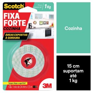 Fita Adesiva 3M Dupla Face 2,4cmx1,5m