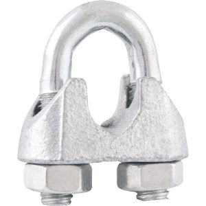 Clips para Cabo de Aço Galvanizado 1/4" Vonder