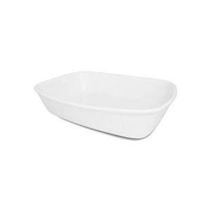 Travessa Refratária Bake 26x18cm Branca Oxford