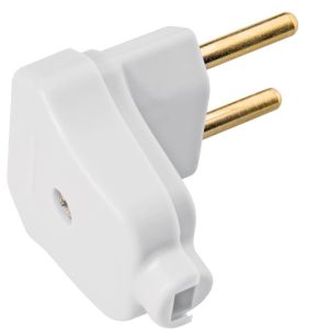 Plugue Macho Tramontina 1 Módulo 2P 10A 250V~ Branco 57402/006