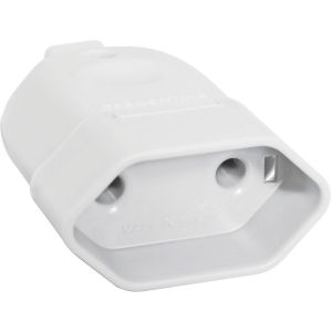 Plugue Fêmea Tramontina 1 Módulo 2P 10A 250V~ Branco 57402/252