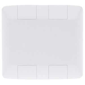 Placa 4"x4" Cega Tramontina Aria Branca