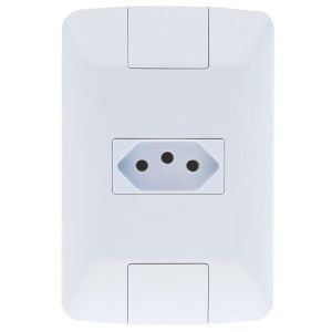 Conjunto Tomada Aria 1 Módulo 2P + T 20A Branco Tramontina