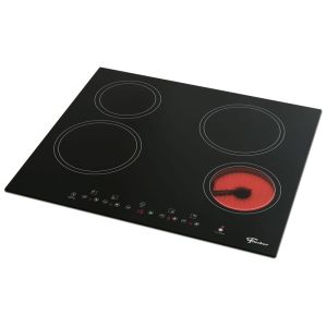 Cooktop Elétrico 4 Bocas Vitrocerâmico Preto Fischer