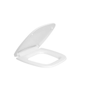 Assento Sanitário Termofixo Easy Flex com Queda Amortecida Branco Deca