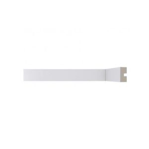Moldura Rodameio Santa Luzia Moderna 3cmx2,4m Branca