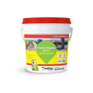 Impermeabilizante Quartzolit Manta Líquida 18kg Preto