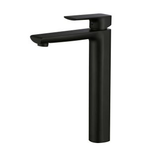 Torneira Misturador Monocomando para Banheiro de Mesa Bica Alta 1/2" Metal Arion Black Addra