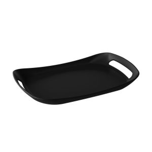Bandeja Linha Cozy Retangular Preta Brinox