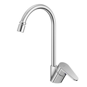 Torneira Misturador Monocomando para Cozinha de Mesa Bica Alta 1/2" Gali Cromado Docol