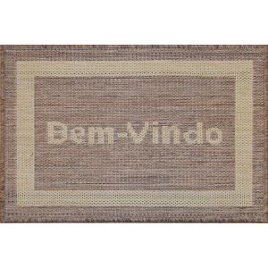 Tapete Rayza 50x90cm Sisal Marrom