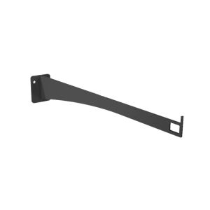 Suporte para Prateleira Aço Reitz Clean 25cm Grafite