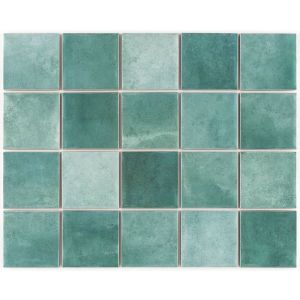 Revestimento Parede Noronha Mesh Jade Bold Brilhante 7,5x7,5 Eliane