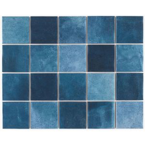 Revestimento Parede Noronha Mesh Mar Bold Brilhante 7,5x7,5 Eliane