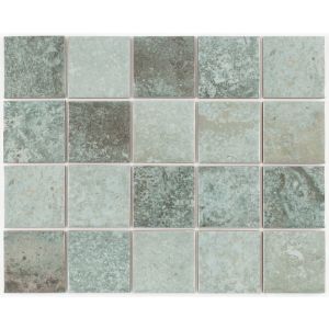 Piso Cerâmico Java Mesh 7,5x7,5 Brilhante Bold Lago Eliane
