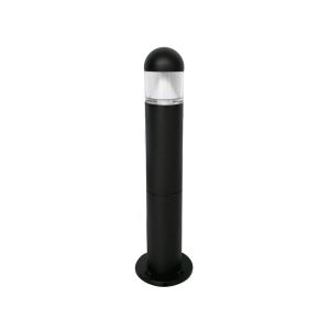 Poste Balizador LED Lighthouse Redondo 50cm Preto Ecoforce