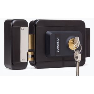 Fechadura Elétrica Universal FX 2000 Preta Intelbras