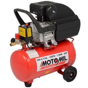 Compressor de Ar CMI 8,7/24L 2HP Bivolt Motomil
