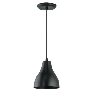 Pendente Dital 1 Lâmpada Loft E27 Preto