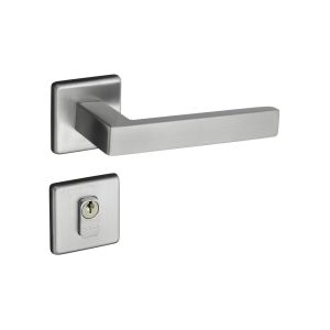 Fechadura Roseta Externa 55mm Inox Escovado Barra Pado