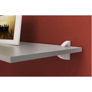 Prateleira Casa&Ideia Practice com Suporte 100x20cm Branca
