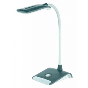 Luminária de Mesa TLM Flex Cinza Luz Branca Taschibra