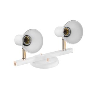 Trilho Premium 2 Lâmpadas Branco/Rose Gold Dital