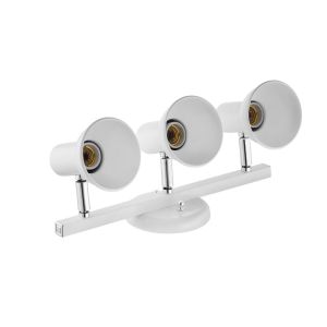 Trilho Premium 3 Lâmpadas Branco Cromado Dital