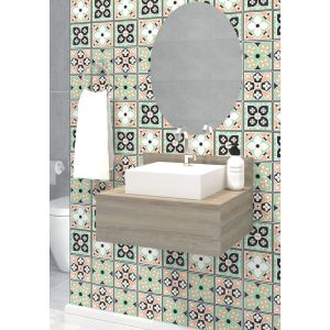 Bancada para Banheiro Varsóvia Salina Suspensa 50x18cm C-Linea