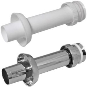 Tubo de Ligação Flexível 20cm PVC Cromado Astra