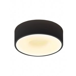 Painel LED Taschibra Sushi 40W 2700K 40cm Redondo Preto Autovolt