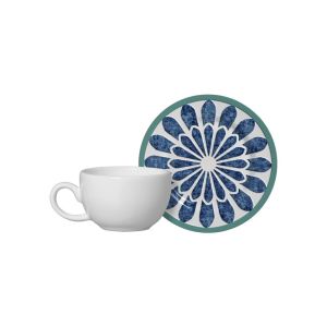 Xícara de Café com Píres Mandala Estampado Casa&Ideia