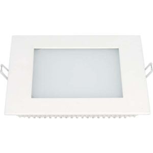 Painel LED 3W Lux 9cm Quadrado 3000k Embutir Luz Amarela Taschibra