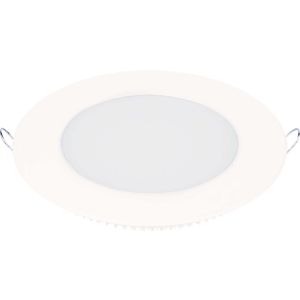 Painel LED 6W Lux 12cm 3000k Embutir Luz Amarela Taschibra