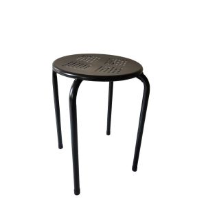 Banqueta Coin 43x30cm Preto Diagonal
