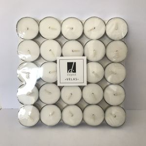 Kit Vela Rechaud Sunrise 25 Peças Branco Diagonal