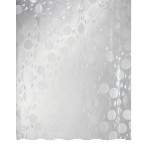 Cortina para Box EVA 1,8x1,8m Transparente Hidrofama