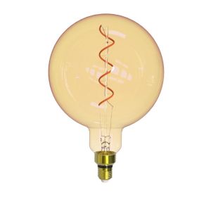 Lâmpada LED Filamento Taschibra Giant 4W E27 Globo Ambar