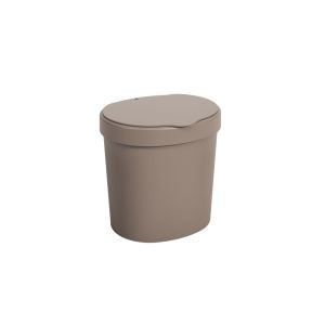 Lixeira de Plástico para Pia Brinox 2,5L Warm Gray