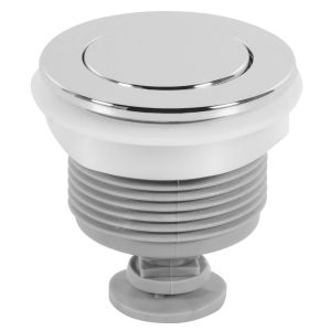 Botão para Caixa Superior Redonda Simples Astra Cromado