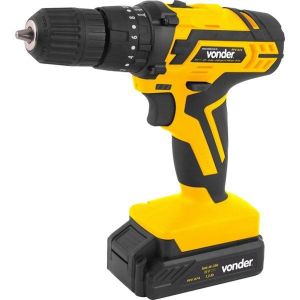 Furadeira Parafusadeira Bateria 12V PFV 074 Bivolt com Maleta Vonder