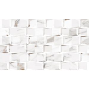 Revestimento de Parede Prisma Carrara Bold Acetinado Classe A 31x54cm Savane