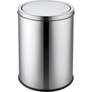 Lixeira Inox Flip 20L Casa&Ideia