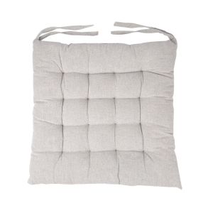 Almofada para Cadeira Shefield 45x45cm Cinza Diagonal