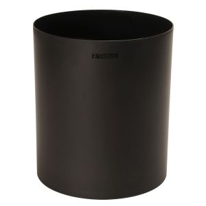 Papeleiro Cilíndrico Office Line Preto 10,4L Ø 23x26,5cm