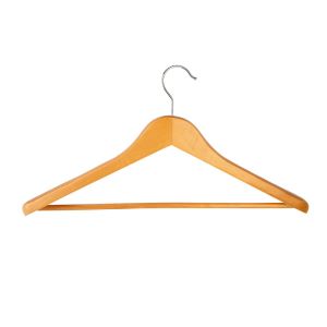 Cabide de Madeira para Terno com Barra Casa&Ideia