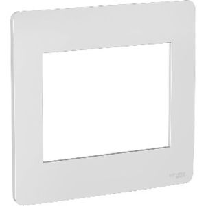 Placa 4"x4" Schneider Orion 6 Módulos Prata