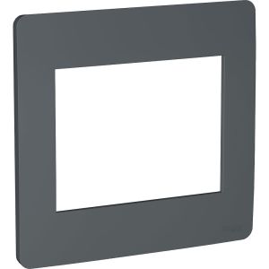 Placa 4"x4" Schneider Orion 6 Módulos Preto