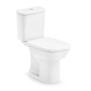 Kit Vaso Sanitário com Caixa Acoplada Acionamento Duplo 3/6L Square Branco Roca