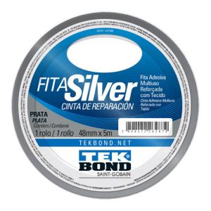 Fita Silver Tape Tekbond 4,8cmx5m